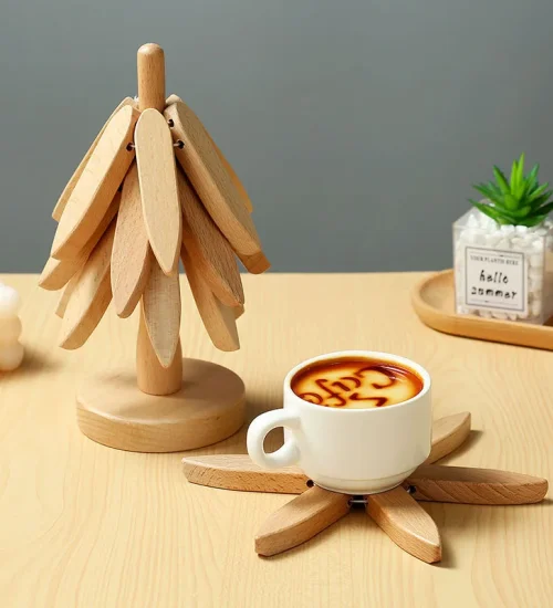 4PCS-Tree-Design-Stand-Wooden-Trivets-Decorative-Anti-Scald-Heat-Resistant-Table-Mat-Coaster-Wood-Placemats